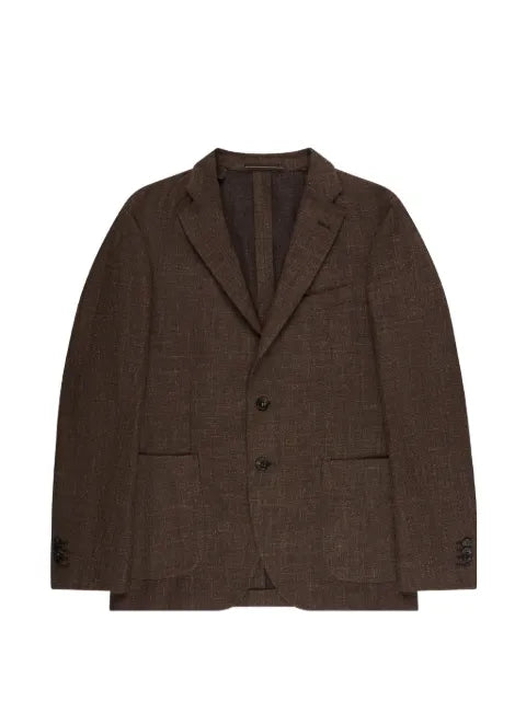 Incotex mélange-effect blazer