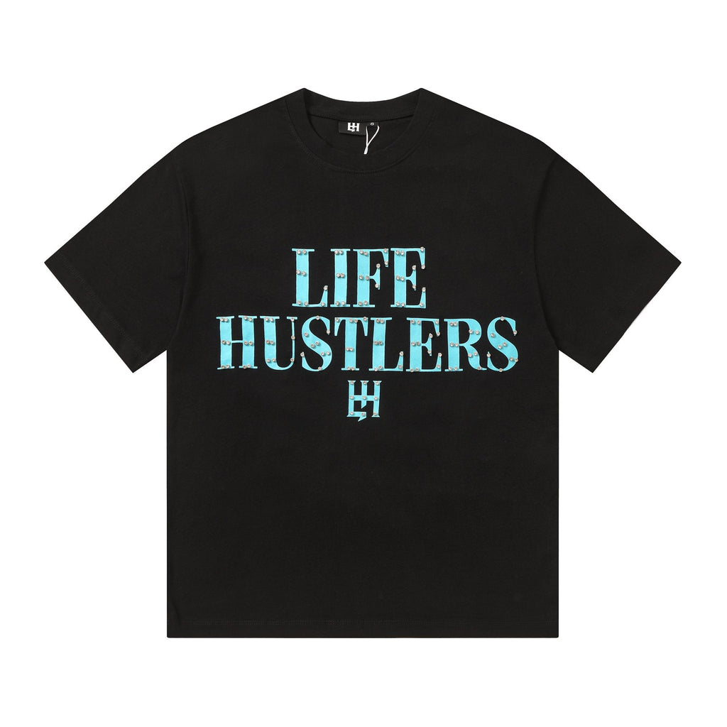 Life Hustlere Blue HH Graphic T-Shirt