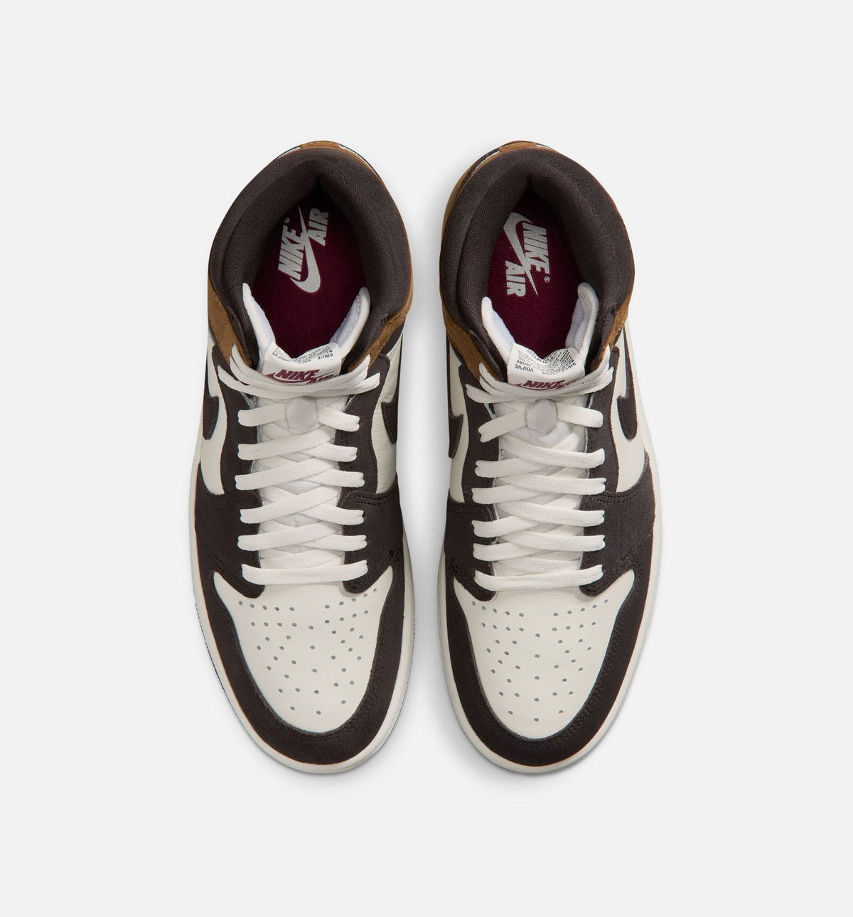 Air Jordan 1 Retro High OG Love Letter Men's Lifestyle Shoe - Shadow Brown/Team Red/Light British Tan